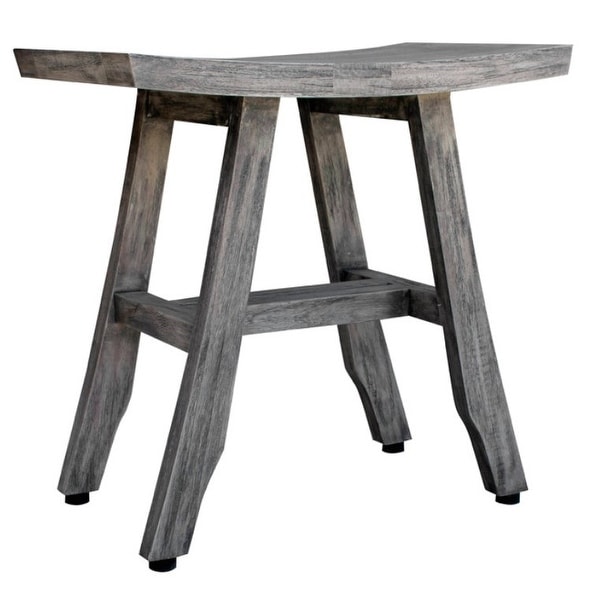 Toilettree products deluxe wooden bamboo shower store seat bench with underneath storage shelf