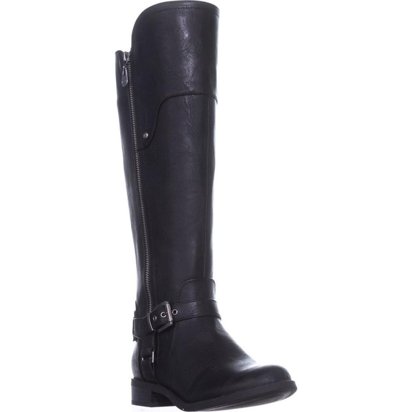 G by Guess Harson Tall Riding Boots, Black Multi