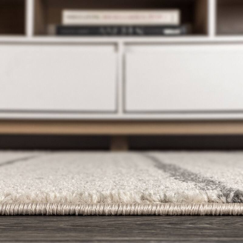 JONATHAN Y Alia Minimalist Stripe Area Rug