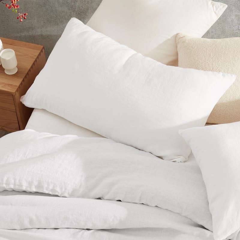 Dark Sky Reserve® - Portugal Made 100% Linen Pillow Sham (2-Pack) - White - King