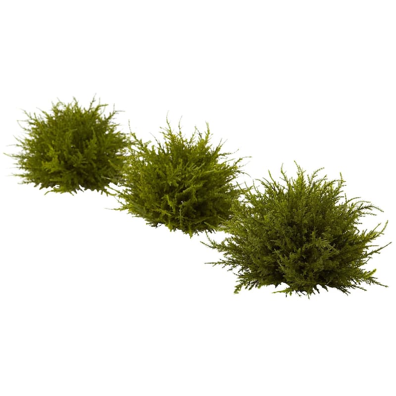Decorative Balls Set of 3 - 7.5 Inch Stylish Accent Ornaments for Home Decor - 0.63ft.