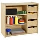 preview thumbnail 3 of 3, Contender Kids Bookshelf With Drawers, 3 -Tier Wooden Bookcase With Storage for Kids Room Organizer in Natural Finish