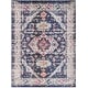 preview thumbnail 52 of 124, SAFAVIEH Madison Andra Boho Oriental Distressed Rug 8' x 10' - Navy/Ivory
