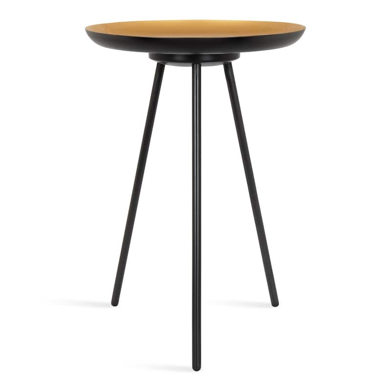 Kate and Laurel Laranya Round Metal Side Table - 15x15x22.5