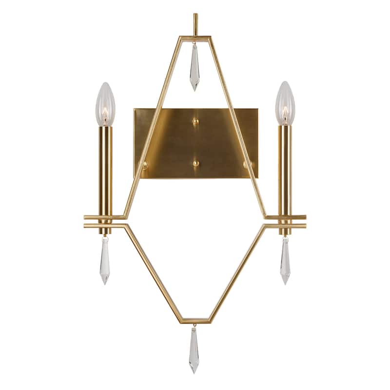Forte Lighting 5143-02 Robin 2 Light Wall Sconce