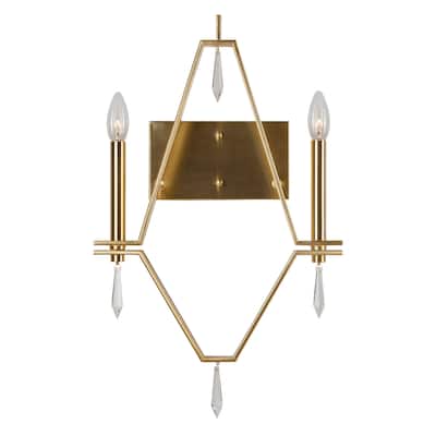 Forte Lighting 5143-02 Robin 2 Light Wall Sconce