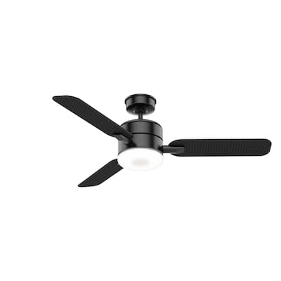Casablanca 54" Paume Outdoor Ceiling Fan with LED Light Kit and Wall Control - Coastal - DAMP RATED!