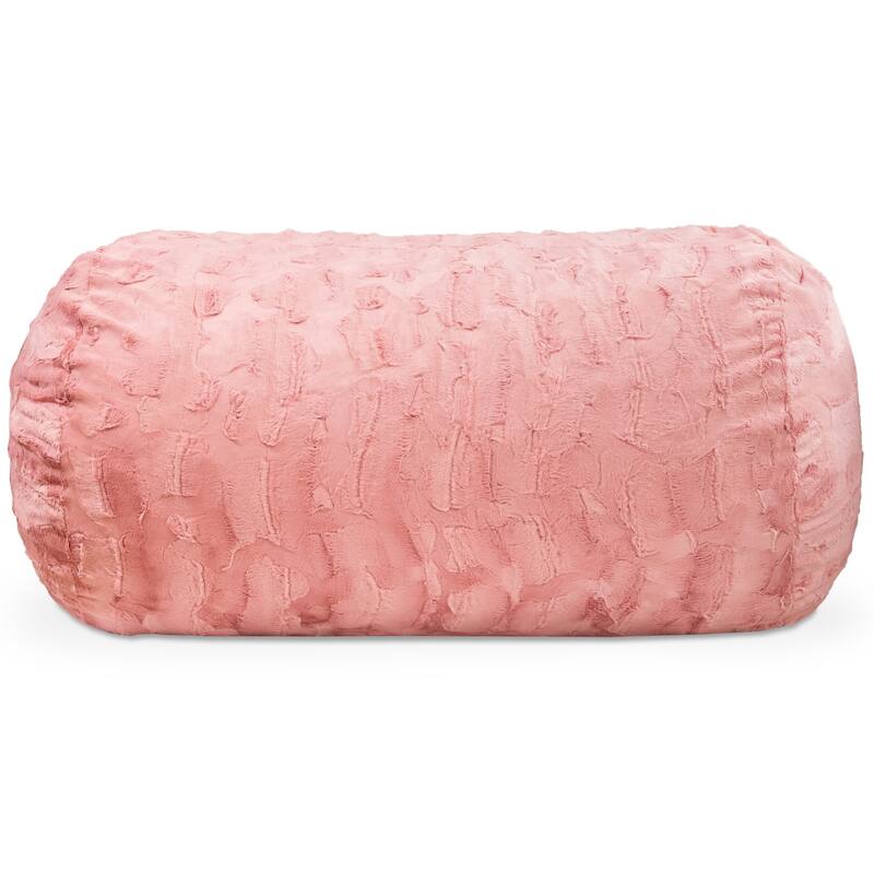 Jaxx 4 Foot Saxx Bean Bag Sofa for Kids, Teens and Young Adults - Faux Fur