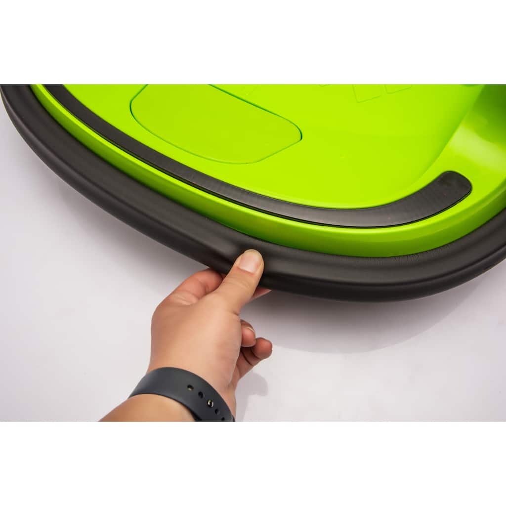 Kids Bumper Car Ride-On Bumper Car with Remote Control, Green Battery Powered Electric Car with LED Lights