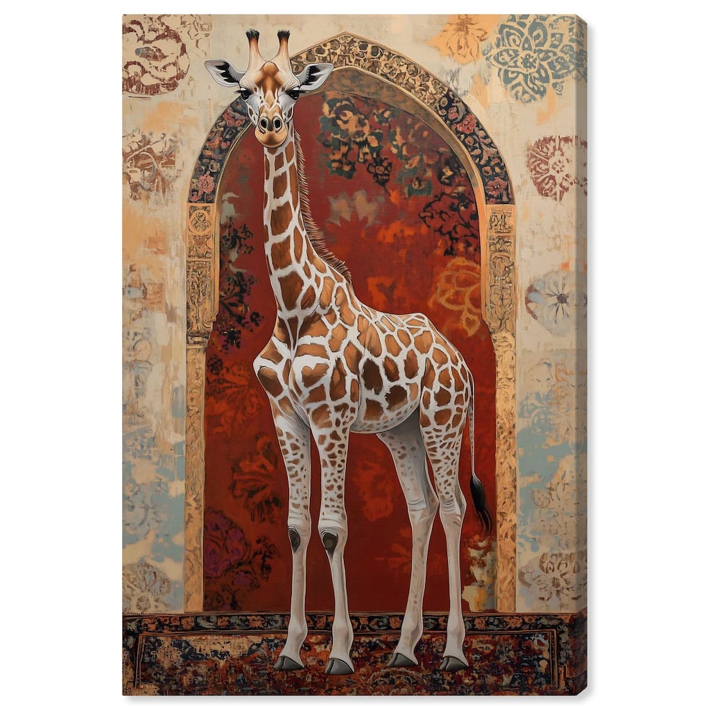 Giraffe Archway Canvas by Art Remedy, Gallery Wrapped