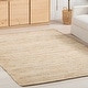 preview thumbnail 28 of 31, Home Conservatory Striped Handwoven Jute Area Rug