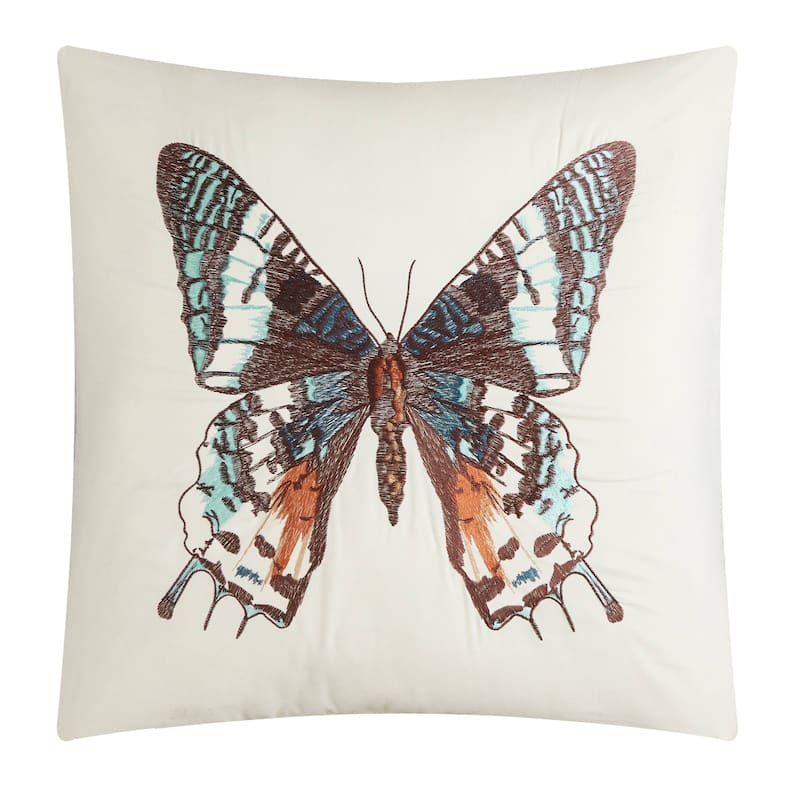 Nanshing Viceroy 7-Piece Butterfly Print Comforter Set