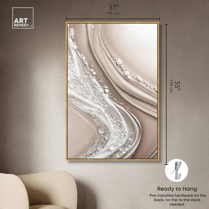 Viscous Veils I Canvas by Art Remedy