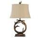 preview thumbnail 1 of 0, Delacora SC-MO38968 Dalton by Mossy Oak 30'' Tall Novelty Table Lamp with Hardback Fabric Shade - Dark Brown