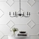 preview thumbnail 26 of 30, Nola 34.75" 6-Light Bohemian Farmhouse Iron LED Chandelier, by JONATHAN Y