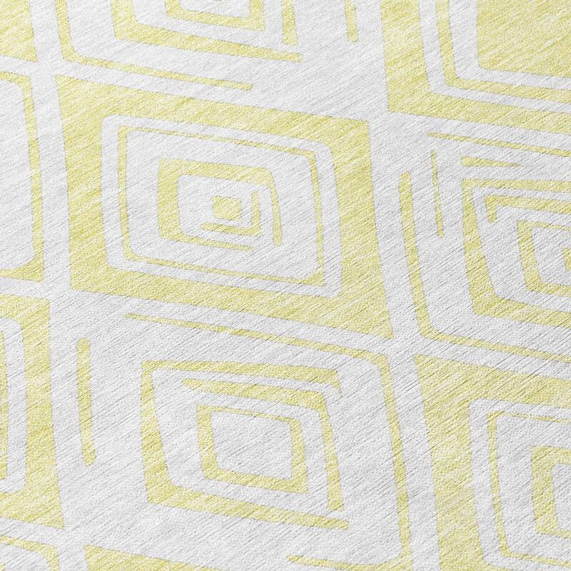 HomeRoots Geometric Transitional Rectangle Outdoor Rug
