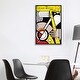 preview thumbnail 4 of 13, iCanvas "Aspen Winter Jazz, 1967" by Roy Lichtenstein Framed
