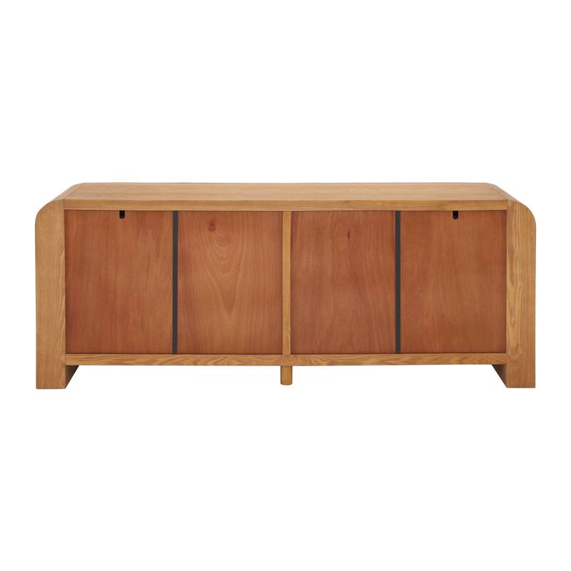 Christopher Knight Home - Nova Contemporary Natural Ash Veneer 4-Drawer Dresser with Sleek Black Handles