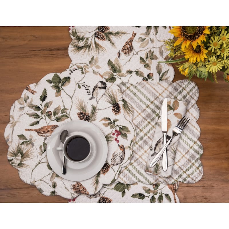 Mira Songbird Placemats Set of 6, 13" x 19"