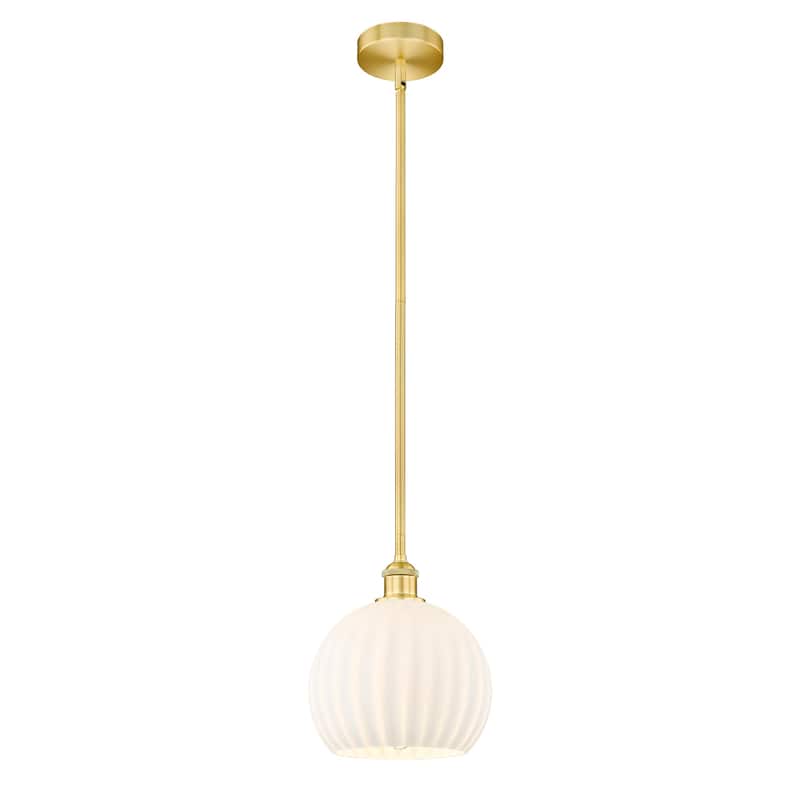 Innovations Lighting 616-1S 11 10 White Venetian Pendant White