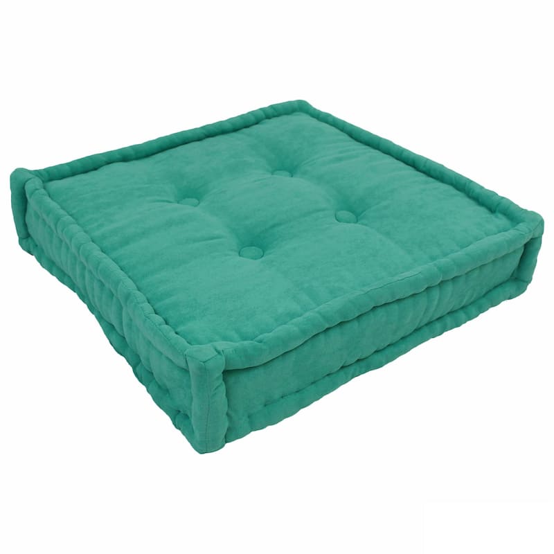 20-inch Microsuede Tufted Floor Pillow