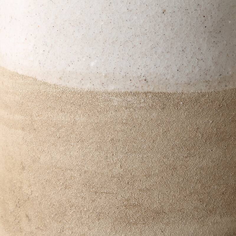 Uttermost Ivory Sands Ceramic Vases, Set of 2
