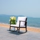 preview thumbnail 16 of 57, SAFAVIEH Daire Outdoor Rocking Chair - 26" W x 31" D x 32" H