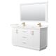 Option White, Bronze Trim, Giotto Quartz Top