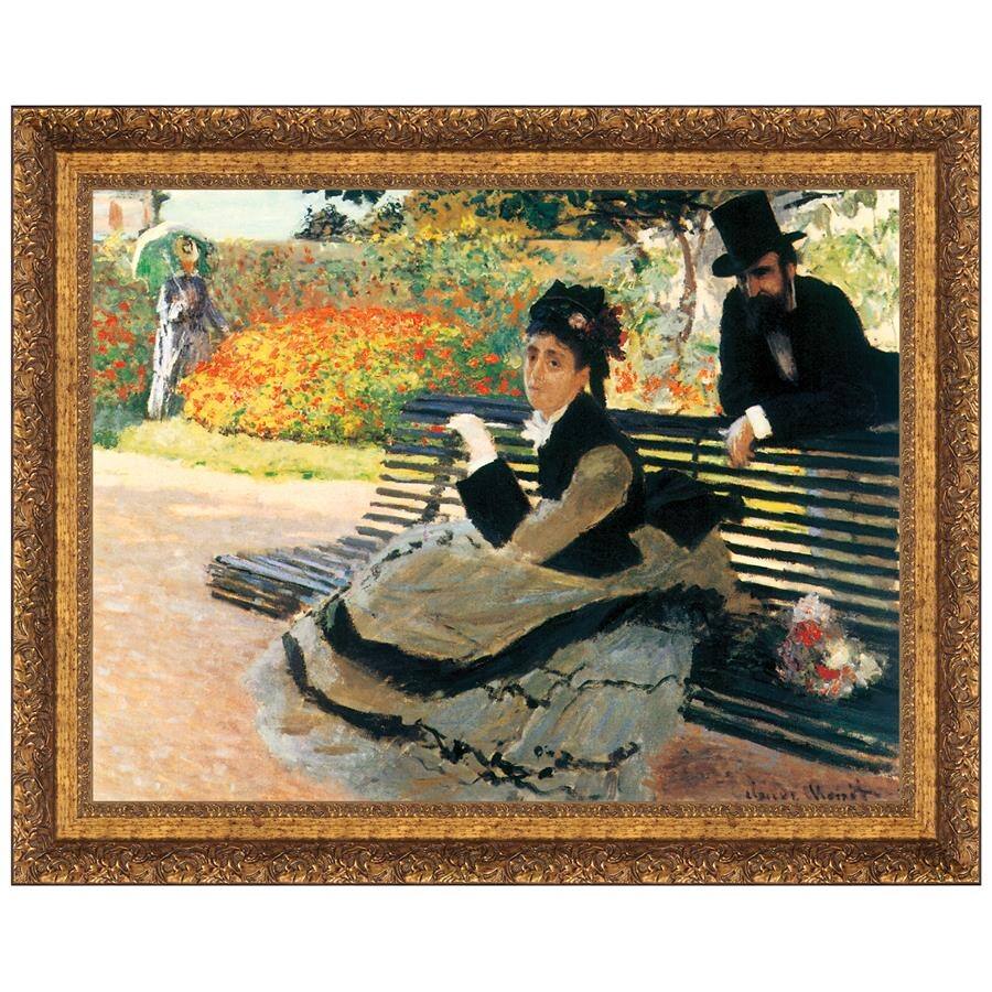 Design Toscano Camille Monet on a Garden Bench, 1873: Small