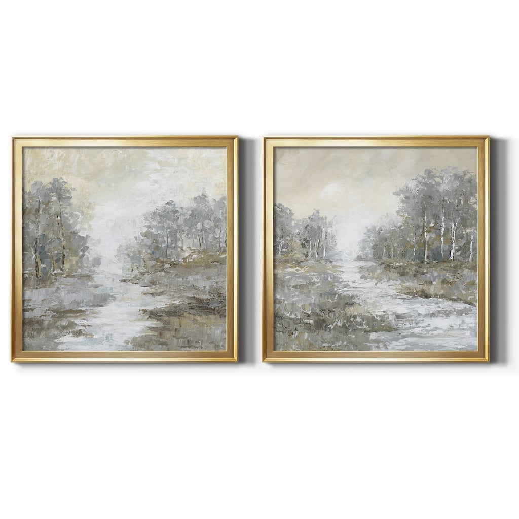 Babbling Brook I-Premium Framed Canvas - Ready to Hang - Multi-Color