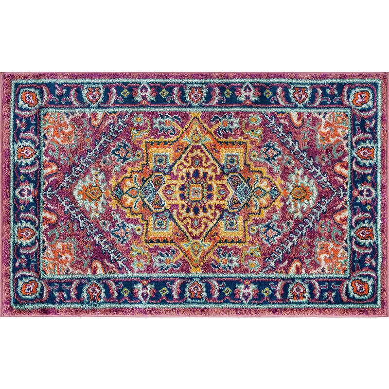 Genesis Bohemian & Eclectic Medallion Indoor Area Rug