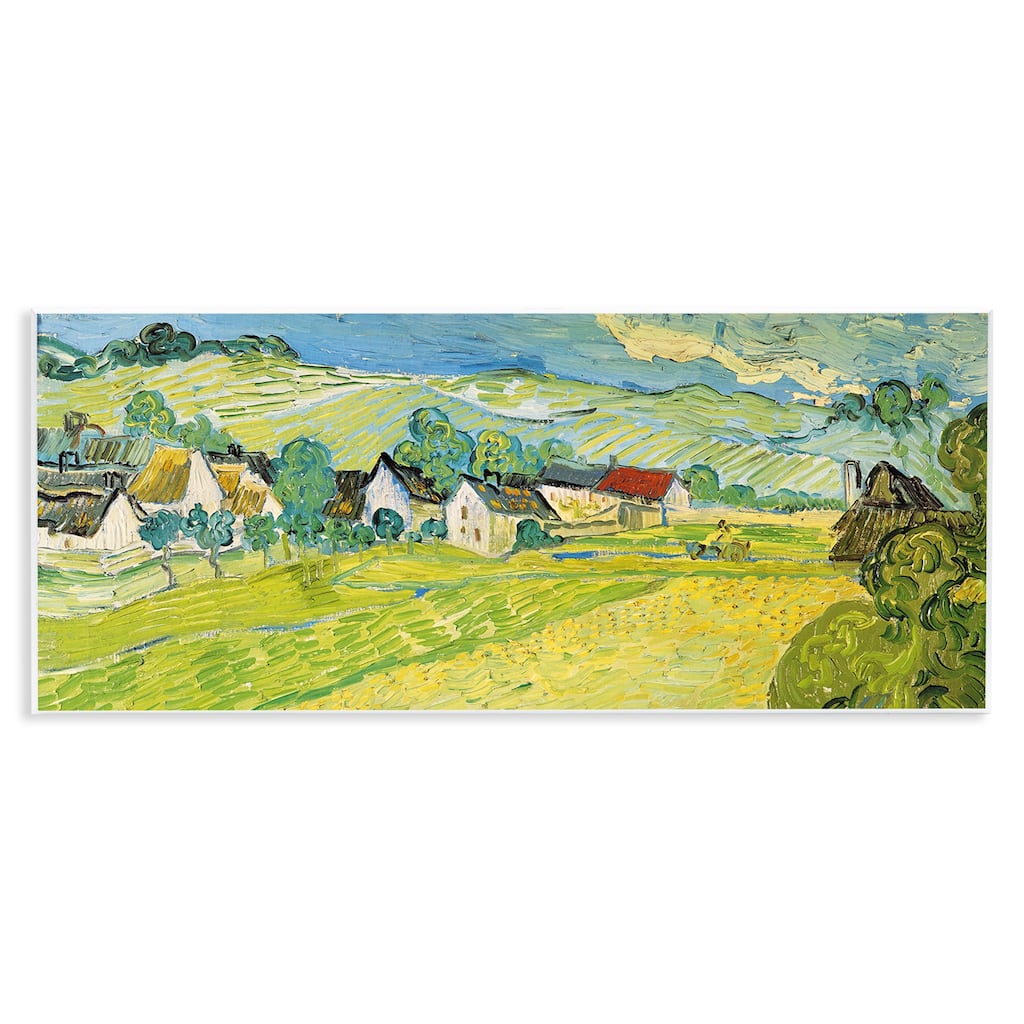 Stupell Classic Vast Countryside Wall Plaque Art Design By Vincent Van Gogh