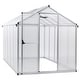 preview thumbnail 10 of 30, Aoodor Polycarbonate Walk-in Greenhouse with Aluminum Frame and Roof Vent