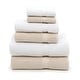 preview thumbnail 24 of 35, Authentic Hotel and Spa Turkish Cotton 6-piece Towel Set White/Beige