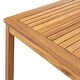 preview thumbnail 11 of 12, Okemo Acacia Wood Outdoor 7-Piece Outdoor Dining Set with Table and 6 Dining Chairs with Cushions