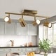 preview thumbnail 1 of 8, Modern Farmhouse 4-Light Adjustable Linear Ceiling Track Lighting Kit Flush Mount Ceiling Light