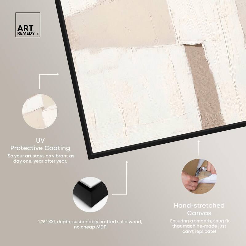Plastered Planes I Canvas by Art Remedy
