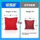 preview thumbnail 28 of 33, GSE™ Set of 8 Regulation Size Cornhole Bean Bags. Corn Hole Board Toss Game Replacement Bean Bags