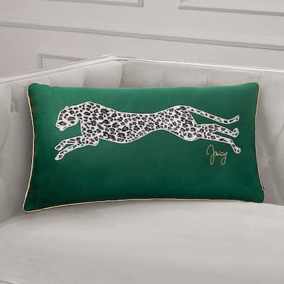 Juicy Couture Velvet Cheetah Pillow 14" x 24"