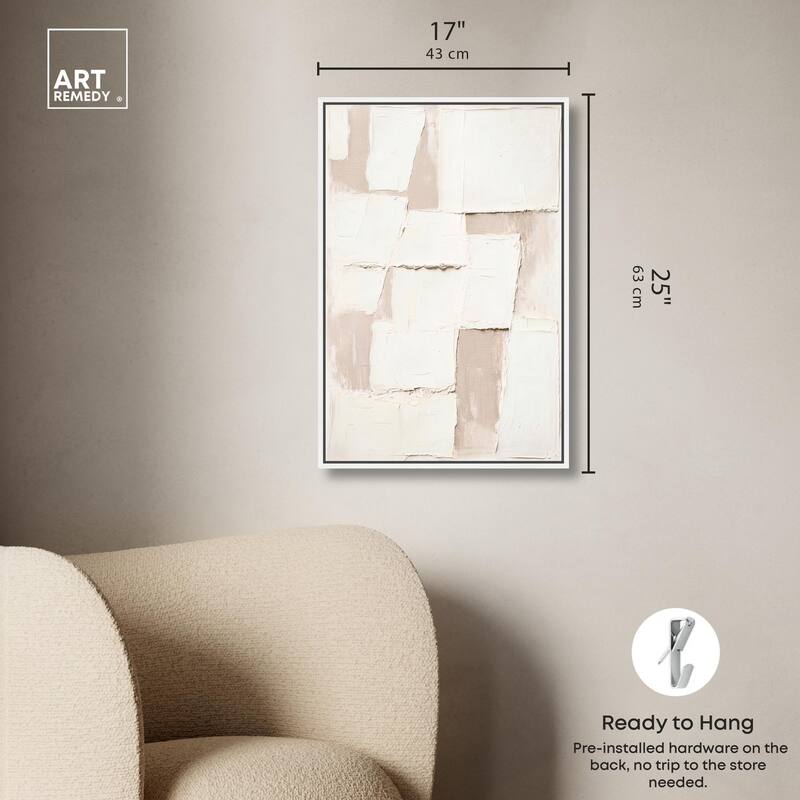 Plastered Planes II Canvas by Art Remedy