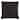 Donna Sharp Piped Black Cotton Euro sham