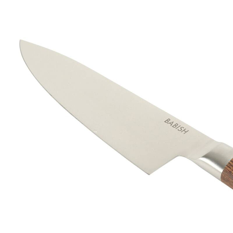 Babish High Carbon 1.4116 German Steel Full Tang 8-Inch Chef Knife - for Chopping, Slicing, Dicing & Everyday Prep