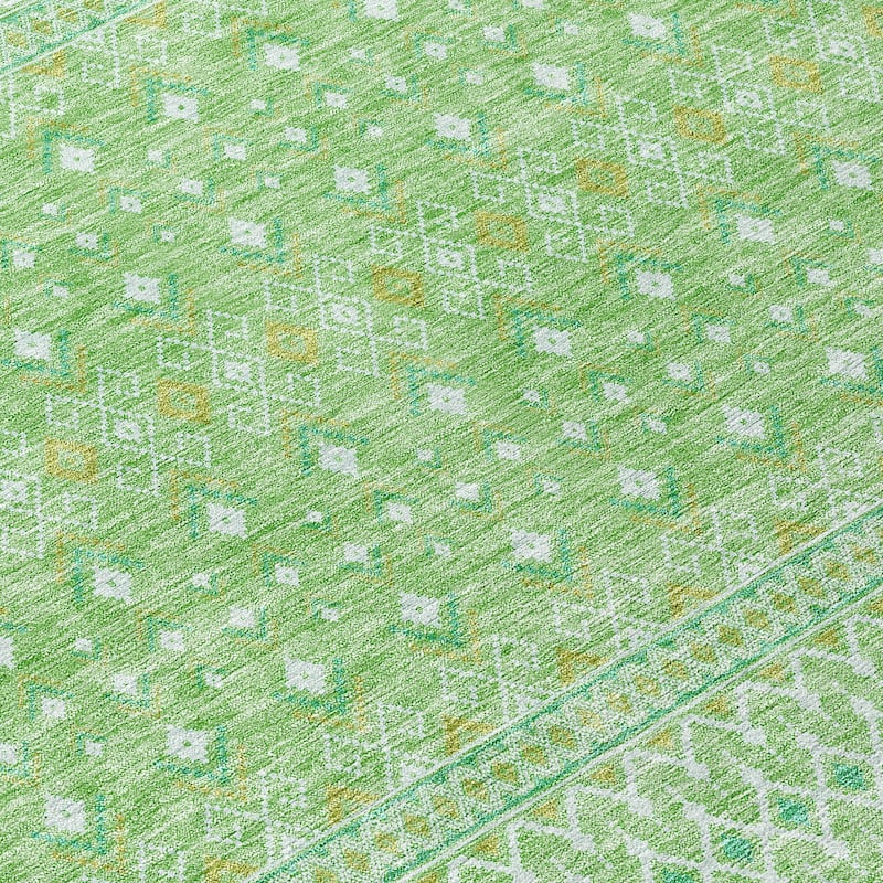 Machine Washable Indoor/ Outdoor Chantille Morrocan Boho Rug