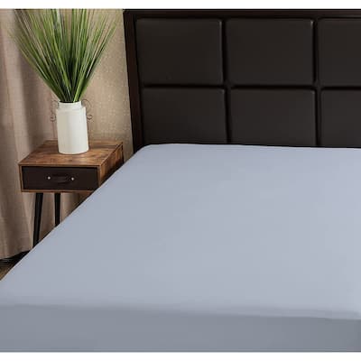 CirclesHome Fitted Sheet Only, Premium Soft Sateen Sheets, Poly Cotton 300 High Thread Count Sheets,