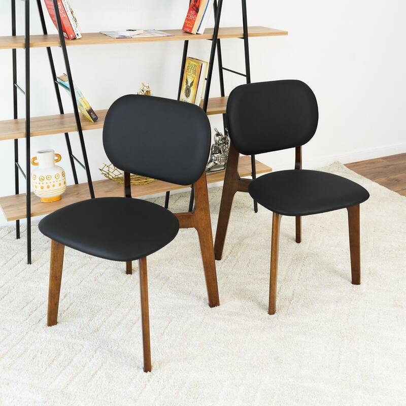 Dining Chair (Set Of 2) - Black,Brown