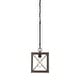 preview thumbnail 13 of 26, Acroma 1-light Farmhouse Rustic Rectangle Kitchen Island Pendant Light - 8 inches
