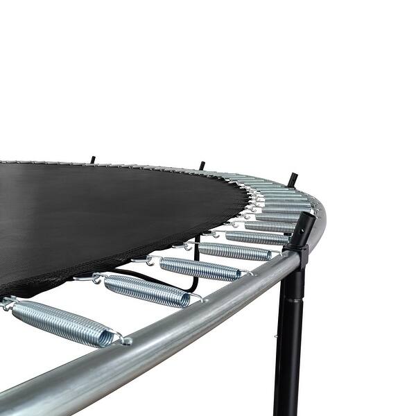slide 2 of 9, TN14FT Outdoor Trampoline with Safety Enclosure and Ladder - Blue Blue