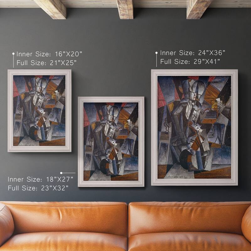The Musician Premium Framed Canvas- Ready to Hang