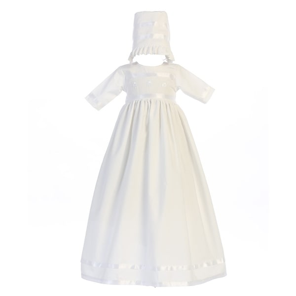 cotton baptism dress