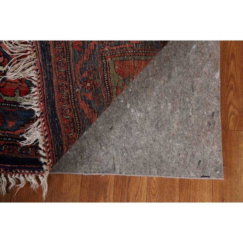 Pre-1900 Antique Bidjar Halvaei Persian Area Rug Handmade Wool Carpet - 12'2" x 19'9"